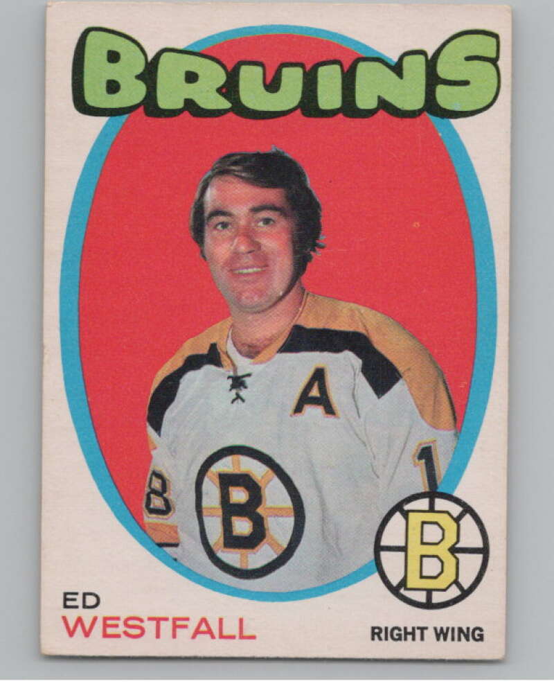 1971-72 O-Pee-Chee #169 Ed Westfall  Boston Bruins  V99171 Image 1