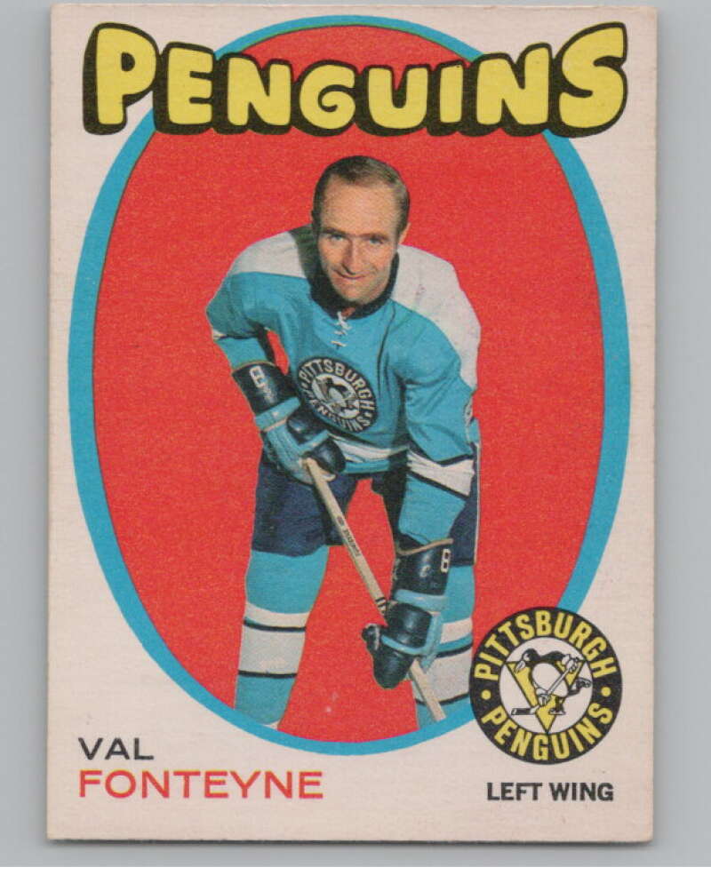 1971-72 O-Pee-Chee #189 Val Fonteyne  Pittsburgh Penguins  V99182 Image 1