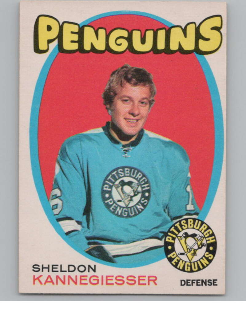 1971-72 O-Pee-Chee #190 Sheldon Kannegiesser RC Rookie Penguins  V99183 Image 1