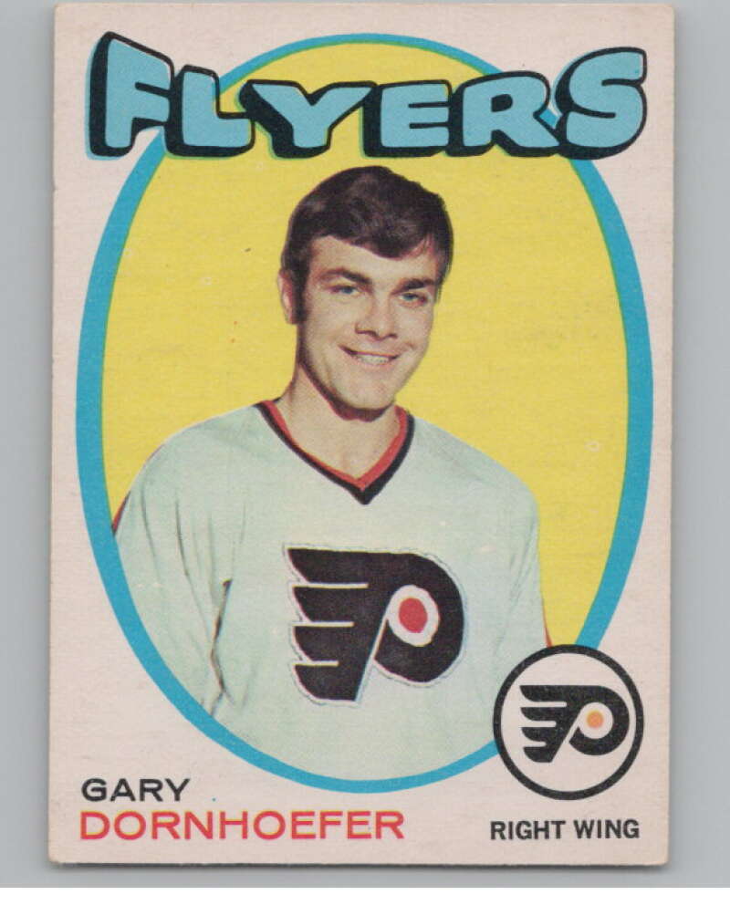 1971-72 O-Pee-Chee #202 Gary Dornhoefer  Philadelphia Flyers  V99185 Image 1