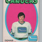 1971-72 O-Pee-Chee #231 Dennis Kearns RC Rookie Vancouver Canucks  V99200 Image 1