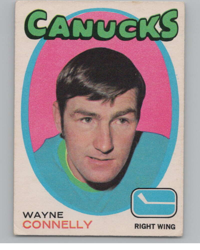 1971-72 O-Pee-Chee #237 Wayne Connelly  Vancouver Canucks  V99206 Image 1