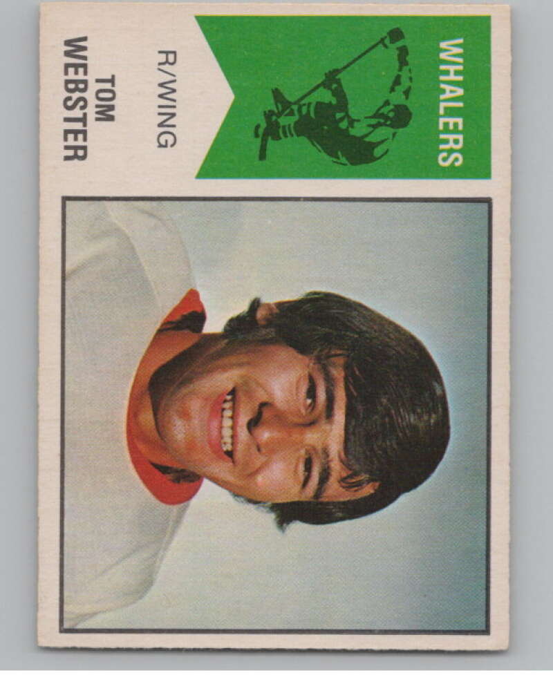 1974-75 O-Pee-Chee WHA #8 Tom Webster  New England Whalers  V99215 Image 1