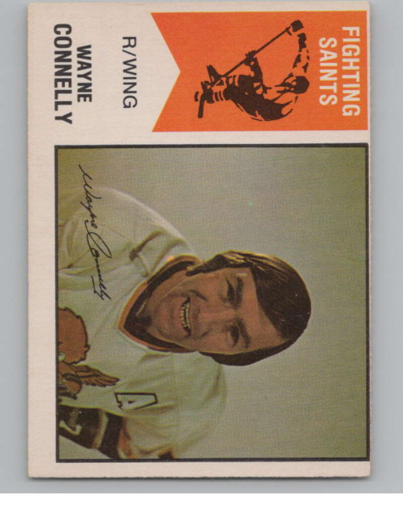 1974-75 O-Pee-Chee WHA #54 Wayne Connelly Fighting Saints  V99238 Image 1