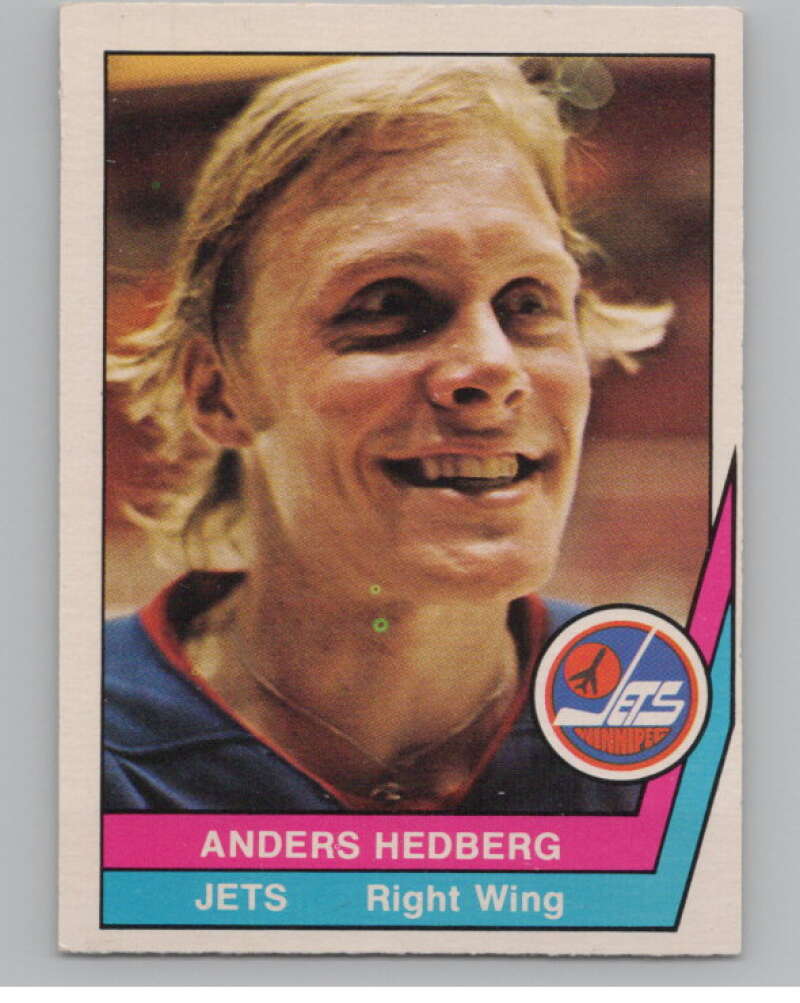 1977-78 O-Pee-Chee WHA #3 Anders Hedberg  Winnipeg Jets  V99245 Image 1
