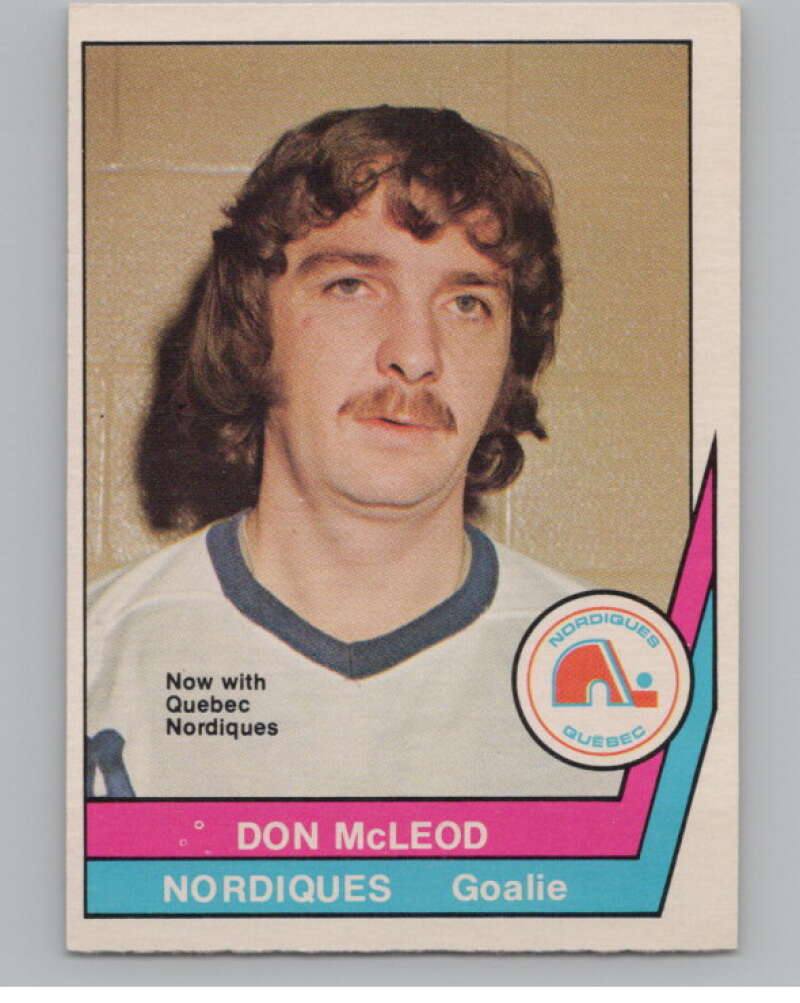 1977-78 O-Pee-Chee WHA #14 Don McLeod  Quebec Nordiques  V99256 Image 1