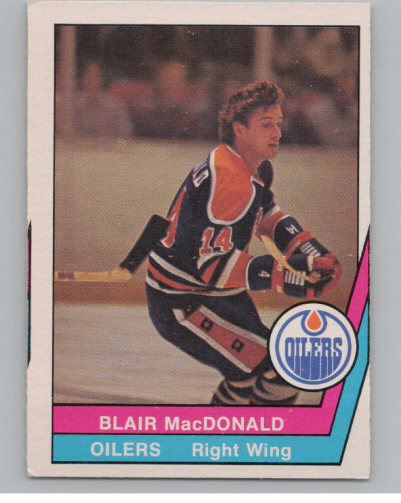 1977-78 O-Pee-Chee WHA #16 Blair MacDonald  Edmonton Oilers  V99257 Image 1