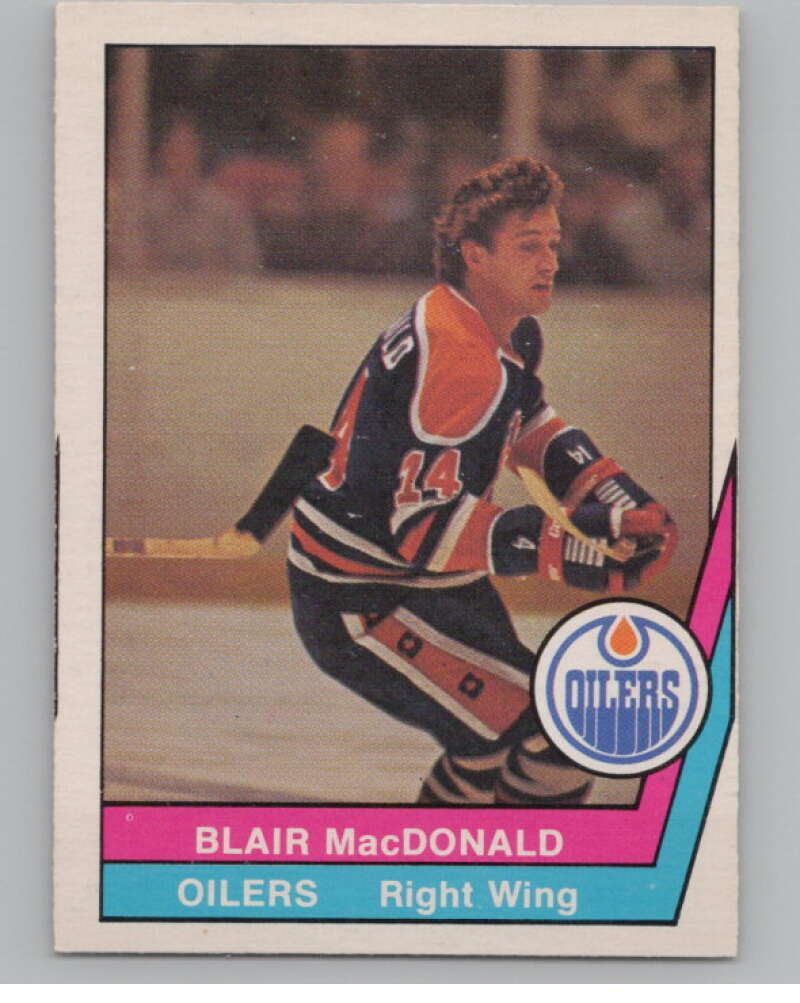 1977-78 O-Pee-Chee WHA #16 Blair MacDonald  Edmonton Oilers  V99258 Image 1