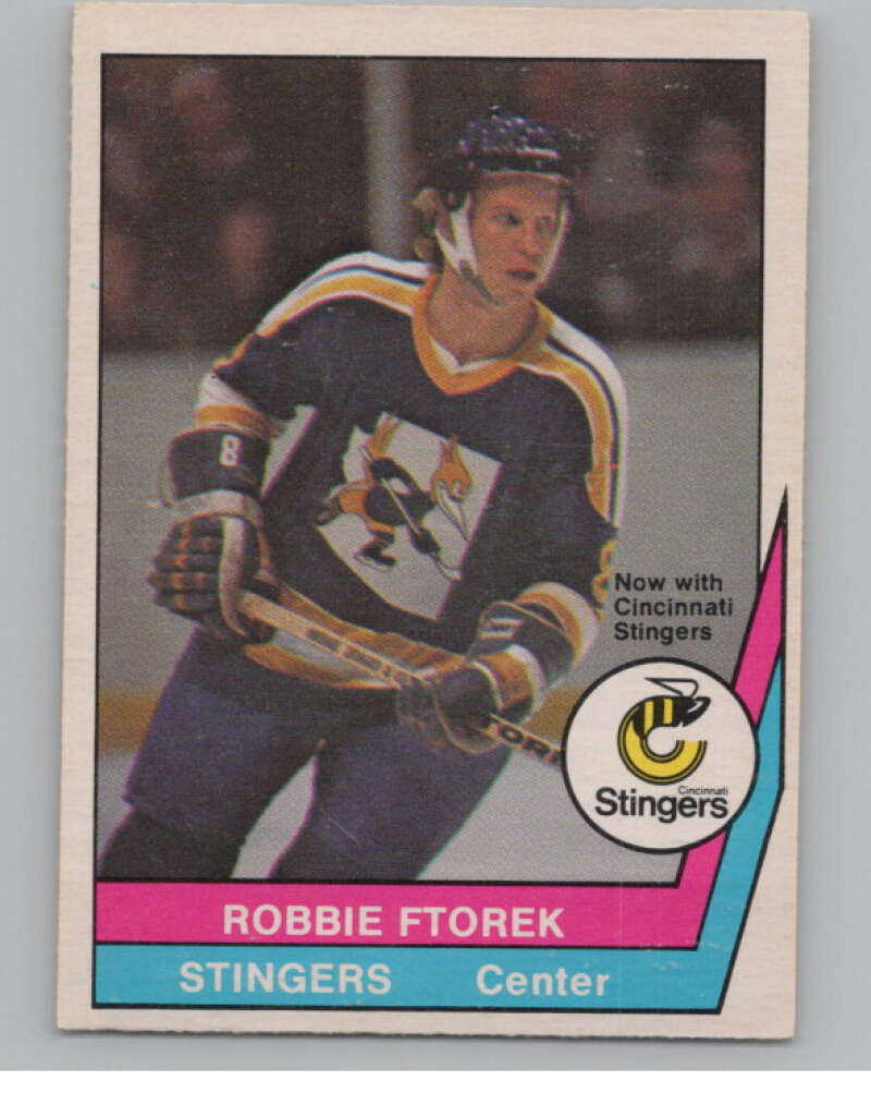 1977-78 O-Pee-Chee WHA #35 Robbie Ftorek  Cincinnati Stingers  V99272 Image 1