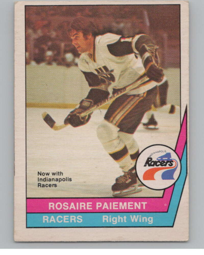 1977-78 O-Pee-Chee WHA #36 Rosaire Paiement Racers  V99273 Image 1