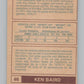 1977-78 O-Pee-Chee WHA #46 Ken Baird  Edmonton Oilers  V99278 Image 2