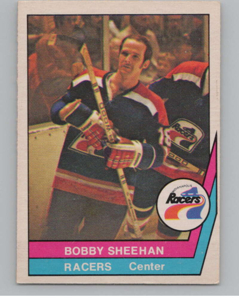 1977-78 O-Pee-Chee WHA #47 Bobby Sheehan Racers  V99280 Image 1