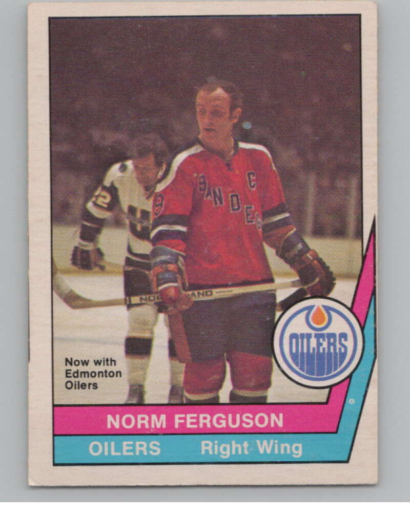 1977-78 O-Pee-Chee WHA #52 Norm Ferguson  Edmonton Oilers  V99284 Image 1