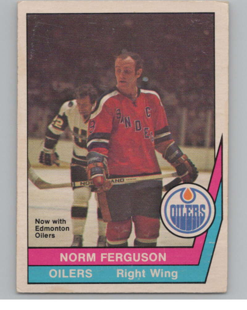 1977-78 O-Pee-Chee WHA #52 Norm Ferguson  Edmonton Oilers  V99285 Image 1