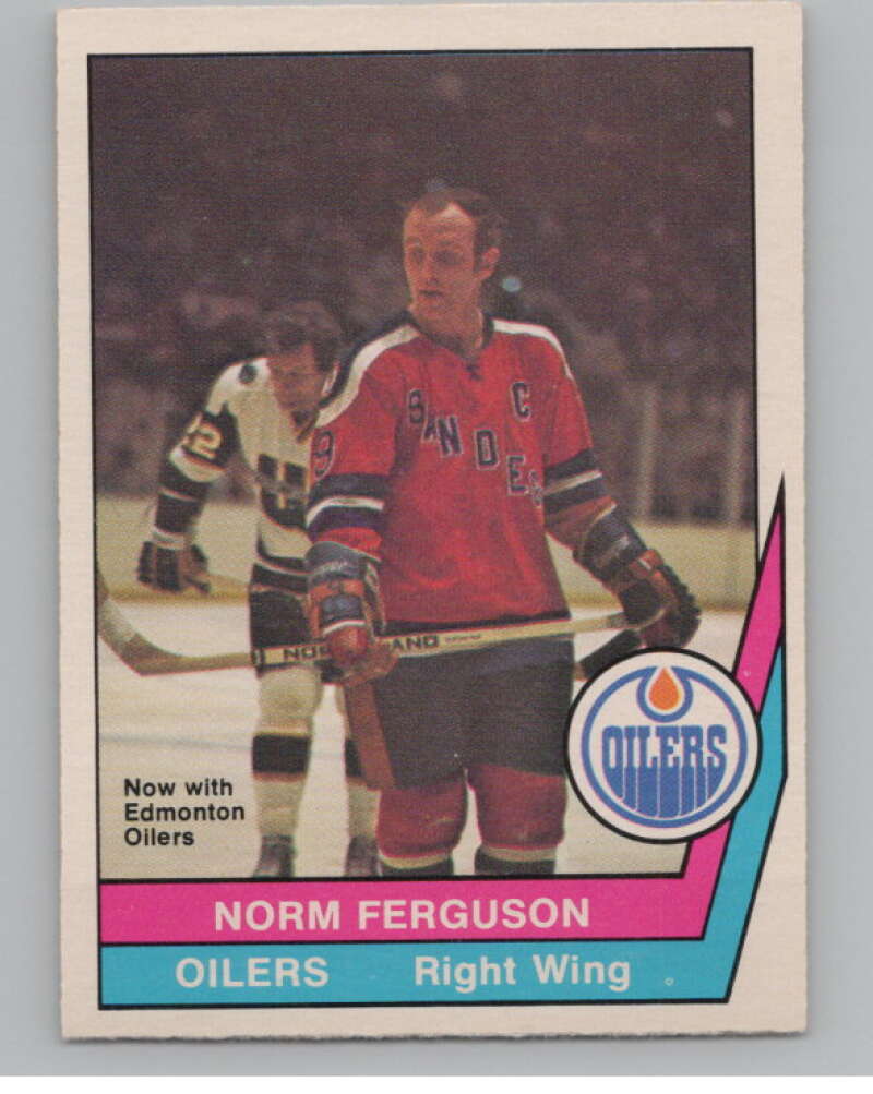 1977-78 O-Pee-Chee WHA #52 Norm Ferguson  Edmonton Oilers  V99286 Image 1