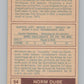 1977-78 O-Pee-Chee WHA #54 Norm Dube RC Rookie Nordiques  V99287 Image 2
