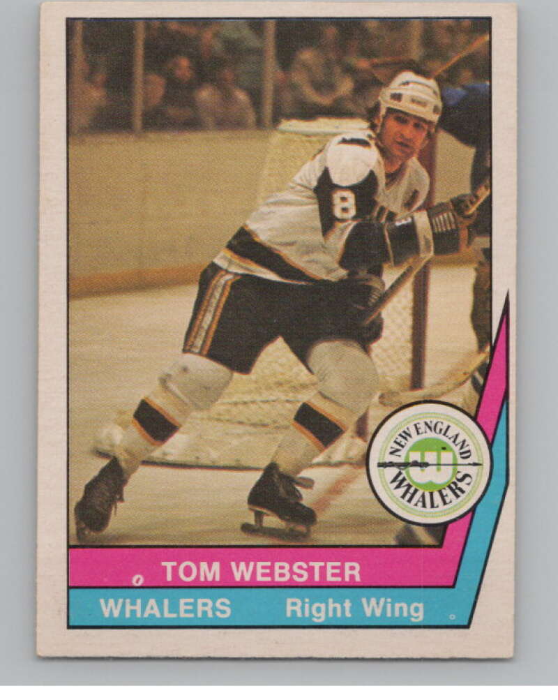 1977-78 O-Pee-Chee WHA #55 Tom Webster  New England Whalers  V99288 Image 1