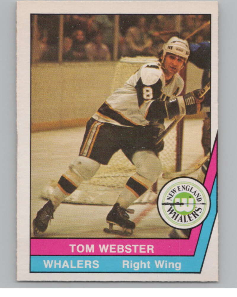 1977-78 O-Pee-Chee WHA #55 Tom Webster  New England Whalers  V99289 Image 1