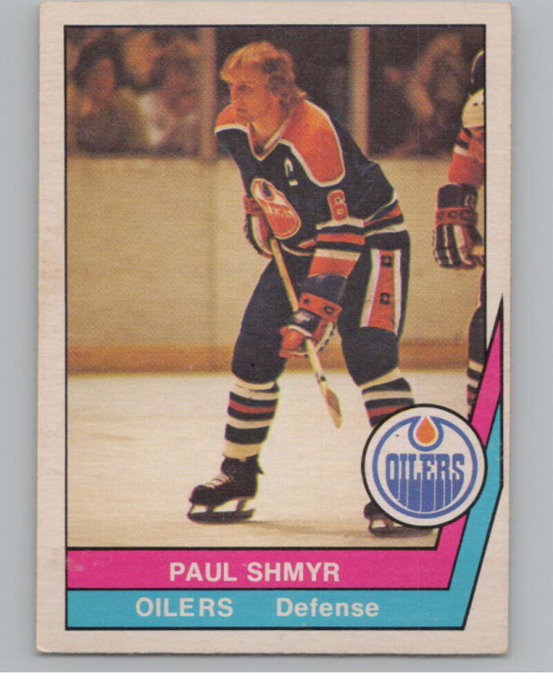 1977-78 O-Pee-Chee WHA #59 Paul Shmyr  Edmonton Oilers  V99291 Image 1