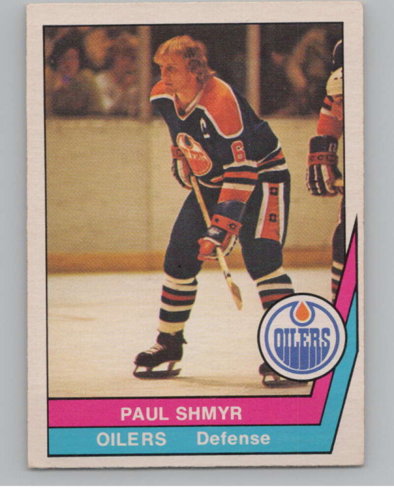 1977-78 O-Pee-Chee WHA #59 Paul Shmyr  Edmonton Oilers  V99292 Image 1