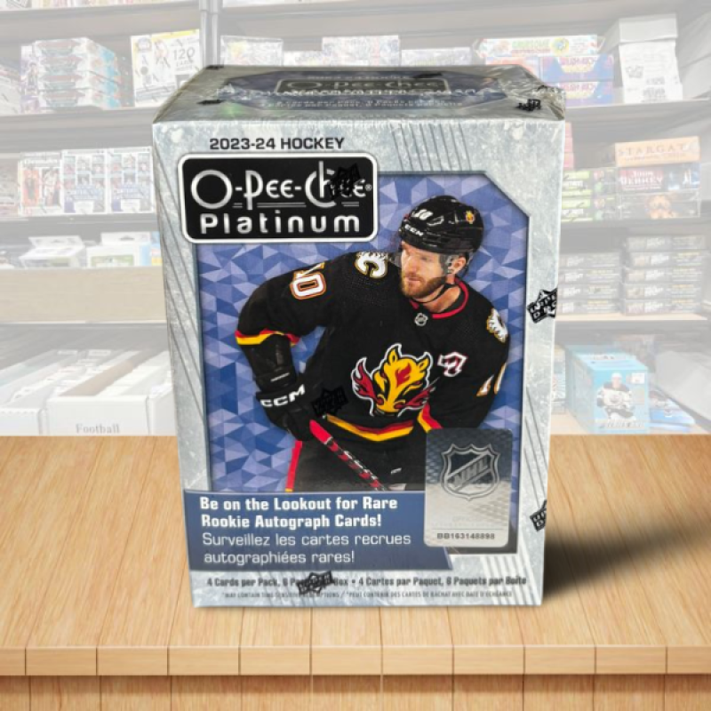 2023-24 Upper Deck O-Pee-Chee Platinum Hockey Blaster Box - 6 Packs Per Box  Image 1
