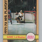 1972-73 O-Pee-Chee #7 Playoff Game 1  Boston Bruins/New York Rangers  V99307 Image 1