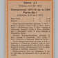 1972-73 O-Pee-Chee #7 Playoff Game 1  Boston Bruins/New York Rangers  V99307 Image 2