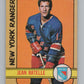 1972-73 O-Pee-Chee #12 Jean Ratelle  New York Rangers  V99313 Image 1