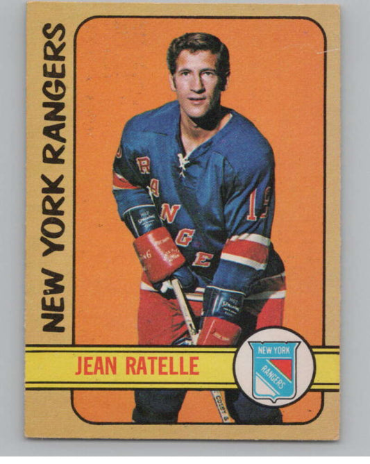 1972-73 O-Pee-Chee #12 Jean Ratelle  New York Rangers  V99313 Image 1