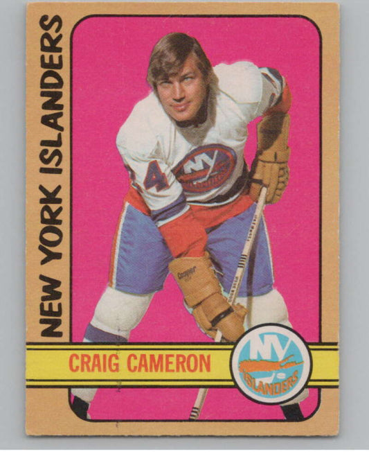 1972-73 O-Pee-Chee #13 Craig Cameron  RC Rookie New York Islanders  V99314 Image 1