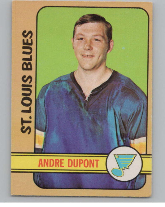 1972-73 O-Pee-Chee #16 Andre Dupont  RC Rookie St. Louis Blues  V99317 Image 1