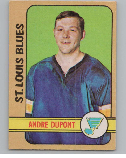 1972-73 O-Pee-Chee #16 Andre Dupont  RC Rookie St. Louis Blues  V99318 Image 1