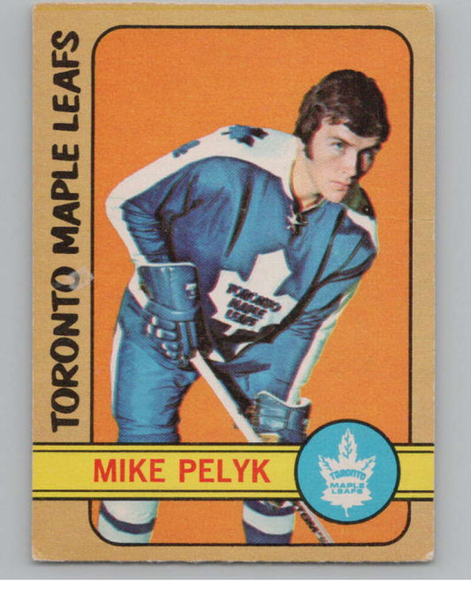 1972-73 O-Pee-Chee #17 Mike Pelyk  Toronto Maple Leafs  V99320 Image 1