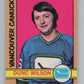 1972-73 O-Pee-Chee #18 Dunc Wilson  Vancouver Canucks  V99324 Image 1