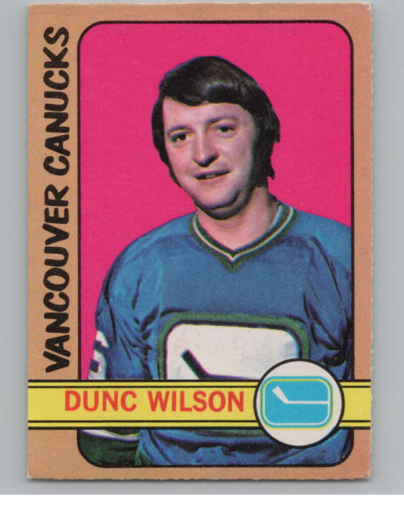 1972-73 O-Pee-Chee #18 Dunc Wilson  Vancouver Canucks  V99324 Image 1