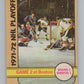 1972-73 O-Pee-Chee #20 Playoff Game 2  Boston Bruins/New York Rangers  V99325 Image 1