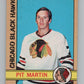 1972-73 O-Pee-Chee #24 Pit Martin  Chicago Blackhawks  V99335 Image 1