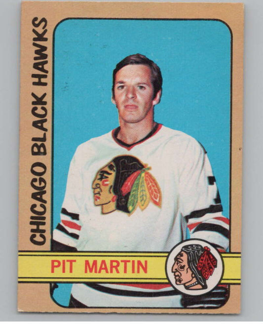 1972-73 O-Pee-Chee #24 Pit Martin  Chicago Blackhawks  V99335 Image 1