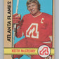 1972-73 O-Pee-Chee #25 Keith McCreary  Atlanta Flames  V99336 Image 1