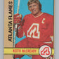 1972-73 O-Pee-Chee #25 Keith McCreary  Atlanta Flames  V99338 Image 1
