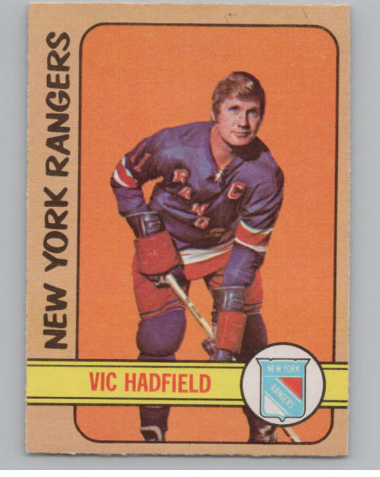 1972-73 O-Pee-Chee #31 Vic Hadfield  New York Rangers  V99344 Image 1