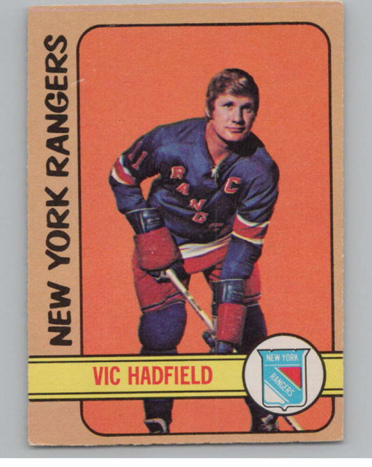 1972-73 O-Pee-Chee #31 Vic Hadfield  New York Rangers  V99345 Image 1