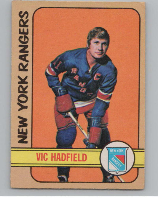 1972-73 O-Pee-Chee #31 Vic Hadfield  New York Rangers  V99346 Image 1