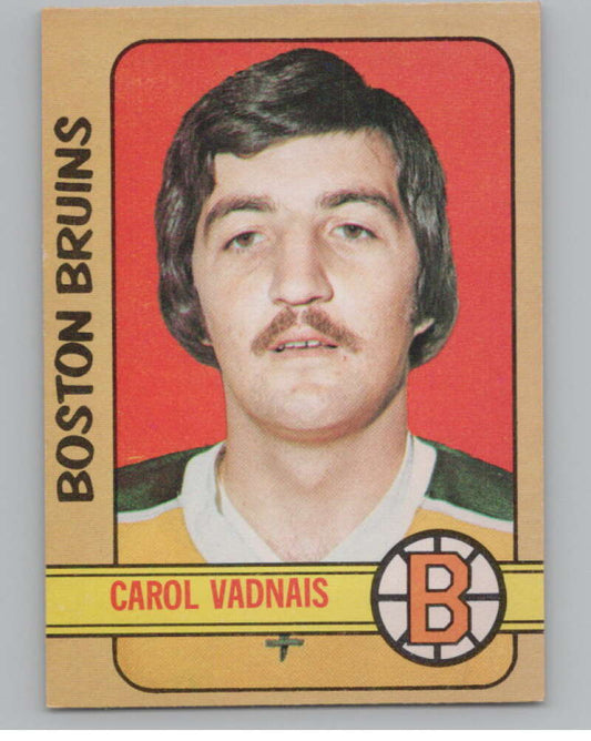 1972-73 O-Pee-Chee #39 Carol Vadnais  Boston Bruins  V99359 Image 1