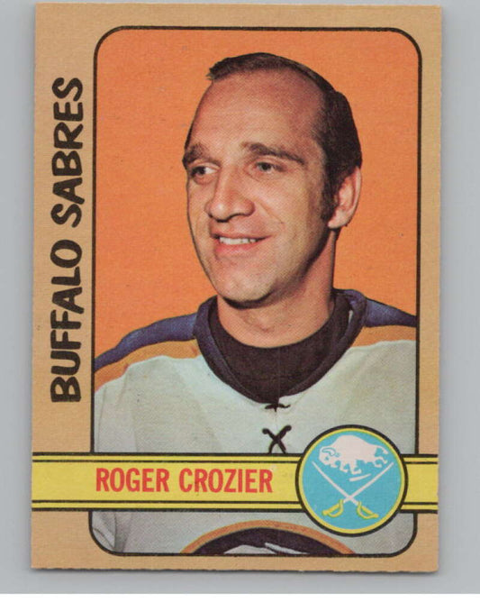 1972-73 O-Pee-Chee #50 Roger Crozier  Buffalo Sabres  V99374 Image 1