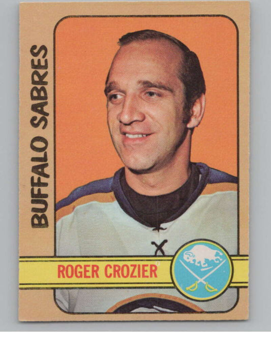 1972-73 O-Pee-Chee #50 Roger Crozier  Buffalo Sabres  V99375 Image 1