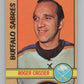 1972-73 O-Pee-Chee #50 Roger Crozier  Buffalo Sabres  V99376 Image 1