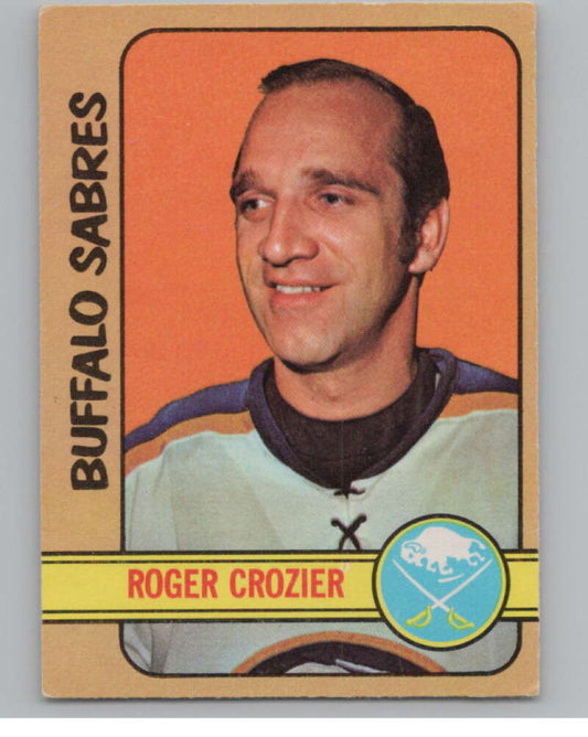 1972-73 O-Pee-Chee #50 Roger Crozier  Buffalo Sabres  V99376 Image 1