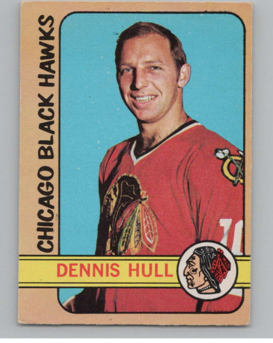 1972-73 O-Pee-Chee #52 Dennis Hull  Chicago Blackhawks  V99380 Image 1