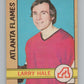 1972-73 O-Pee-Chee #53 Larry Hale  RC Rookie Atlanta Flames  V99381 Image 1